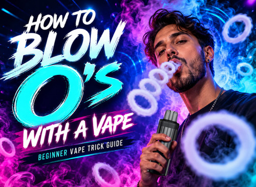 how to blow o's with vape smoke a Vape: Beginner Trick Guide Rainbow durable Color:[External Battery] Silver