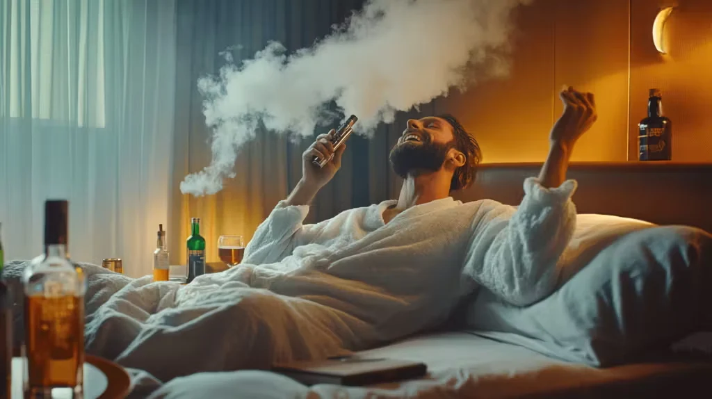 can i vape in a hotel room