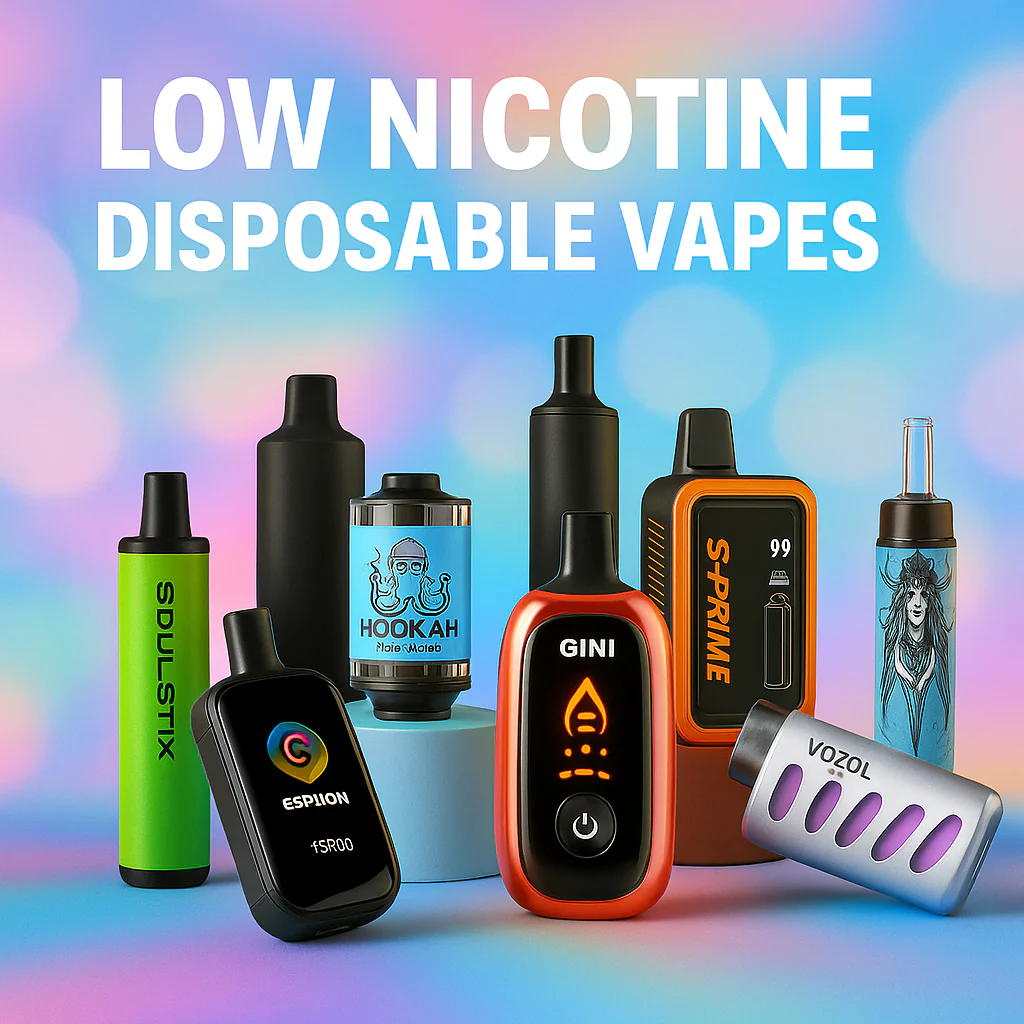 disposable vape with low nicotine