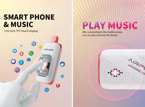 airfuze vape 30k music fetures