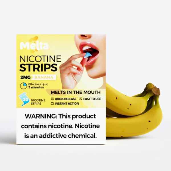banana melta nicotine strips