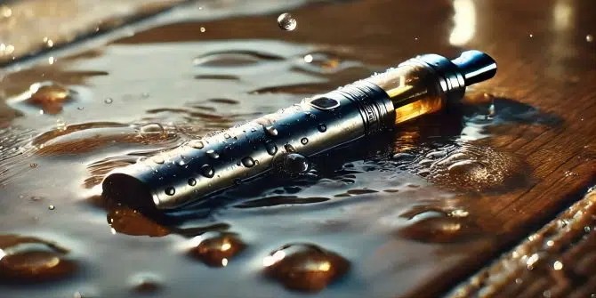 dropped vape in toilet