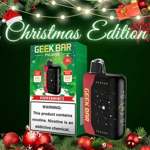 geek bar pulse x 25k christmas edition disposable vape