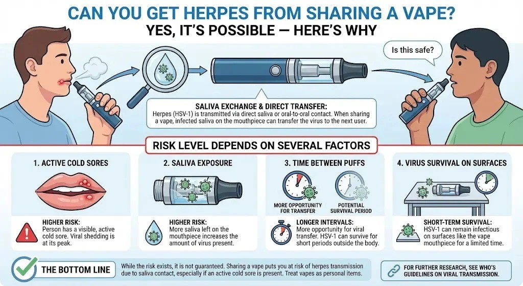 how likely is it to get herpes from a vape how likely is it to get herpes from a vape