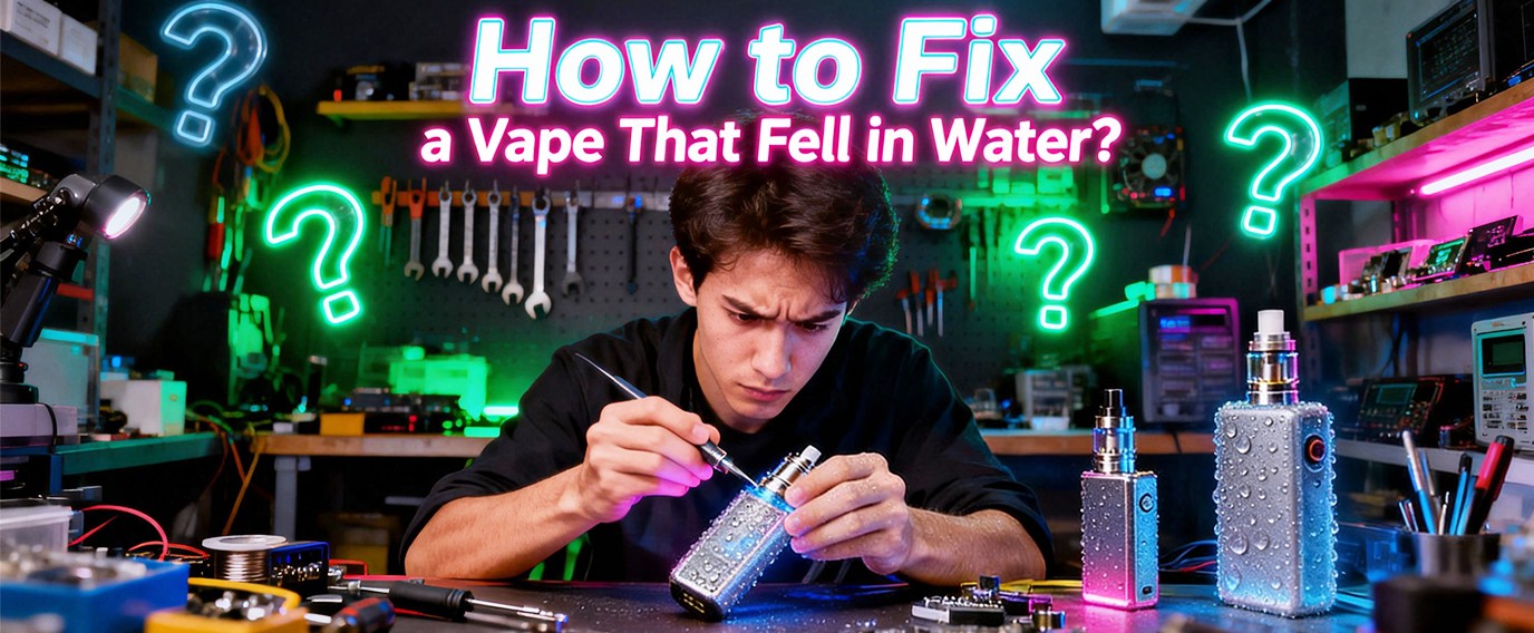 how to fix a vape that fell in water