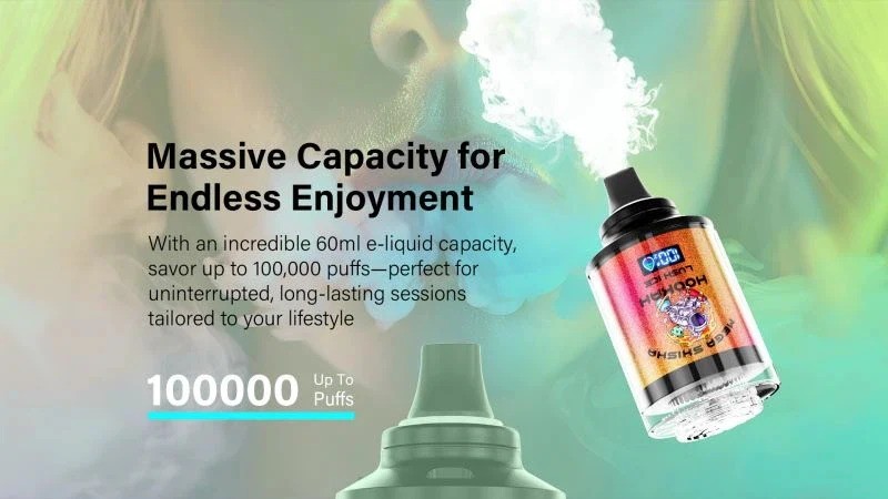 jnr mega shisha hookah 100k puffs