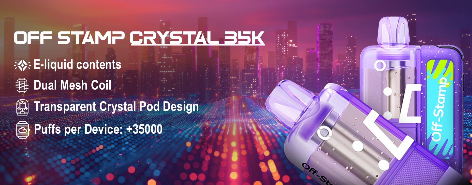 off stamp x cube crystal cube 35k