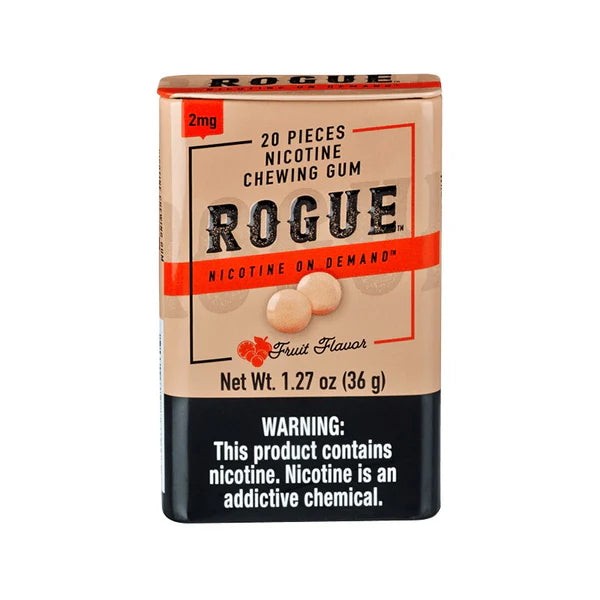 rogue fruit flavor nicotine gum