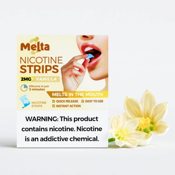 vanilla melta nicotine strips