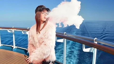 vape on a cruise ship