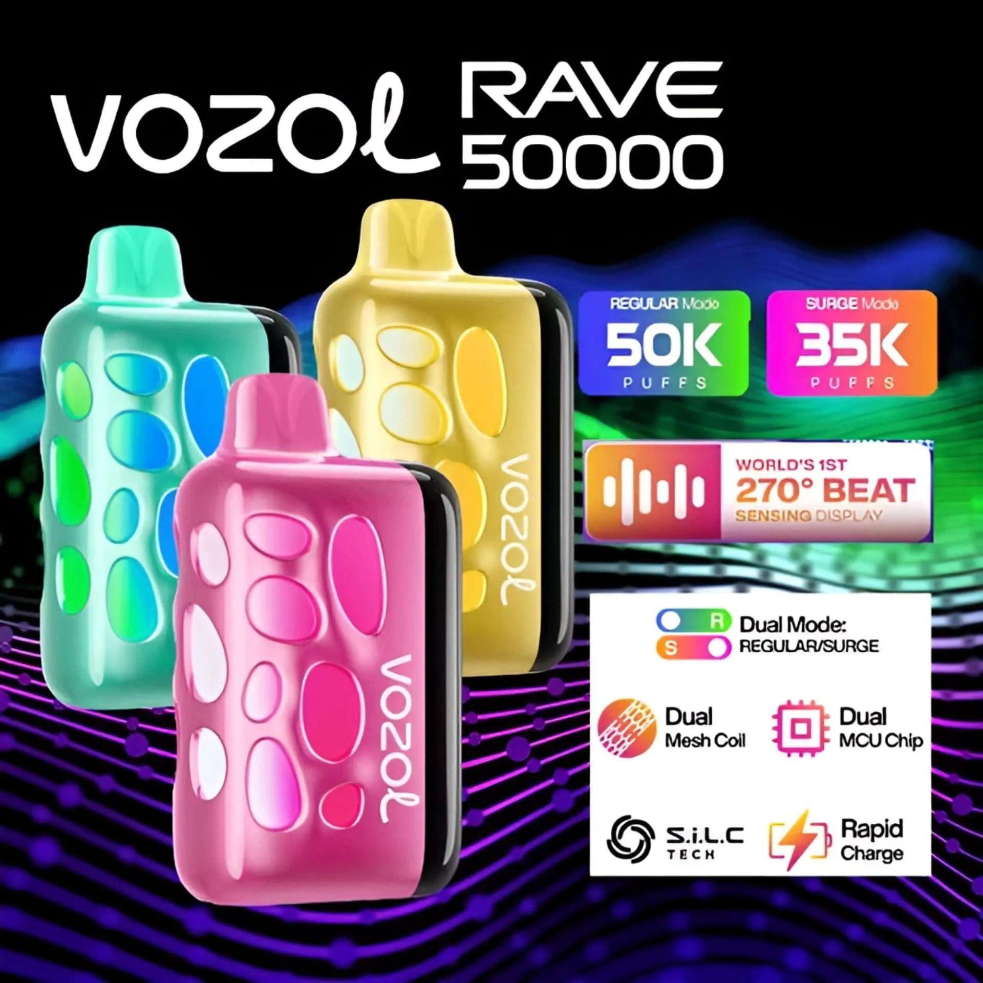 vozol rave 50k vozol rave 50k