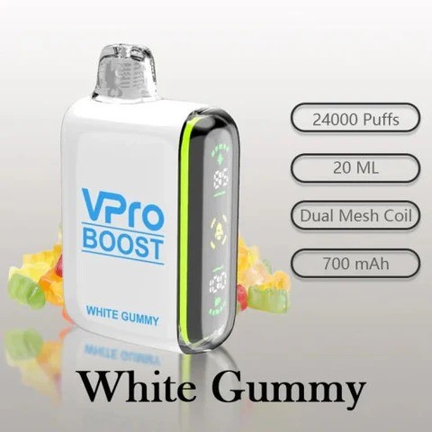 white gummy vpro boost 24k