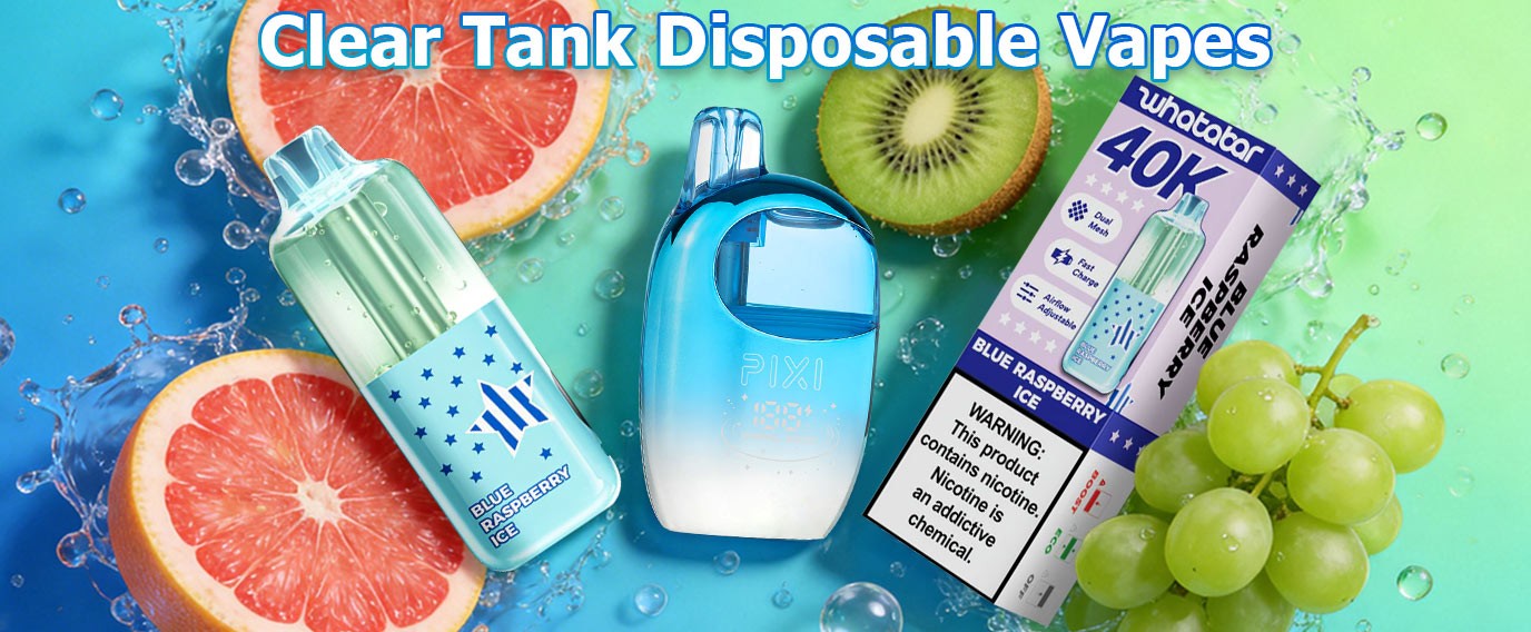 clear tank disposable vape