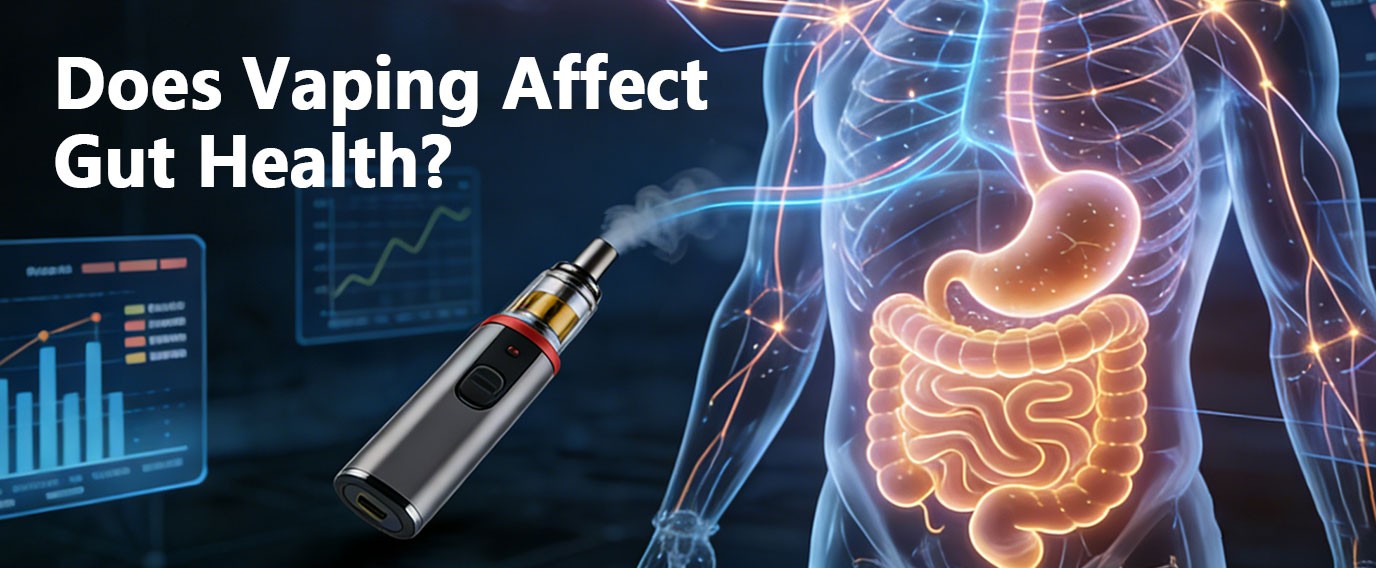 does vaping affect gut health