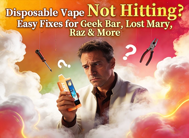 Disposable Vape Not Hitting? Easy Fixes for Geek Bar, Lost Mary, Raz & More