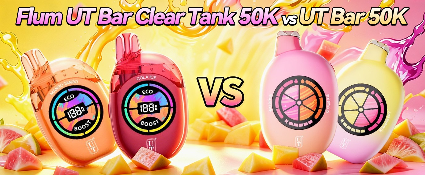 flum ut bar clear tank 50k vs flum ut bar 50k