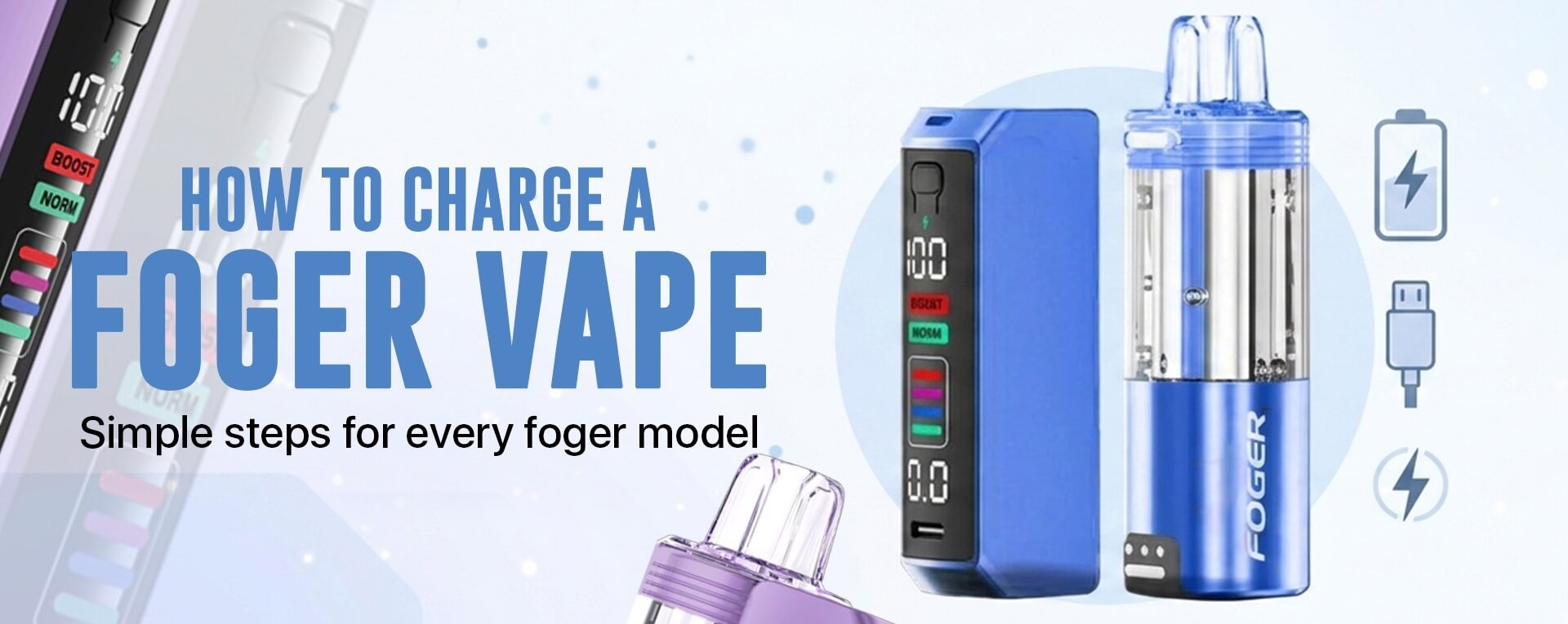 how to charge a foger vape without battery how to charge a foger vape without battery
