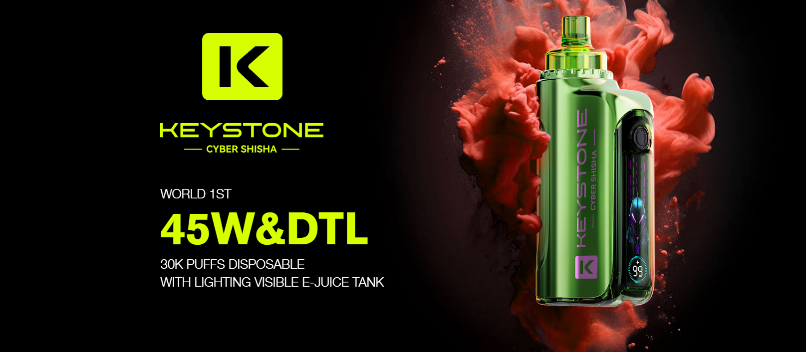 keystone cyber shisha 30k