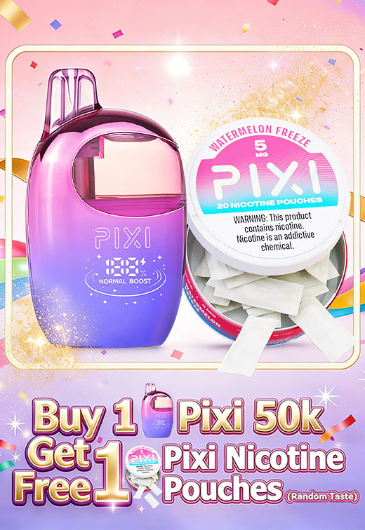 buy pixi 50k get pixi nicotine pouches