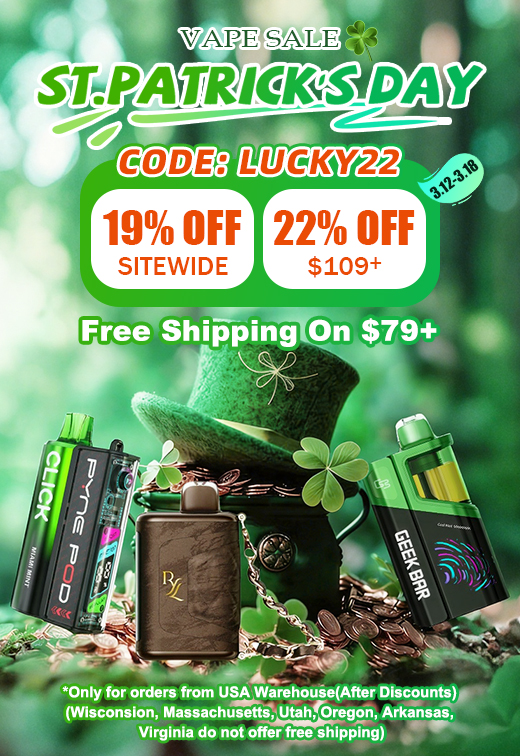 st.patrick's day vape sale