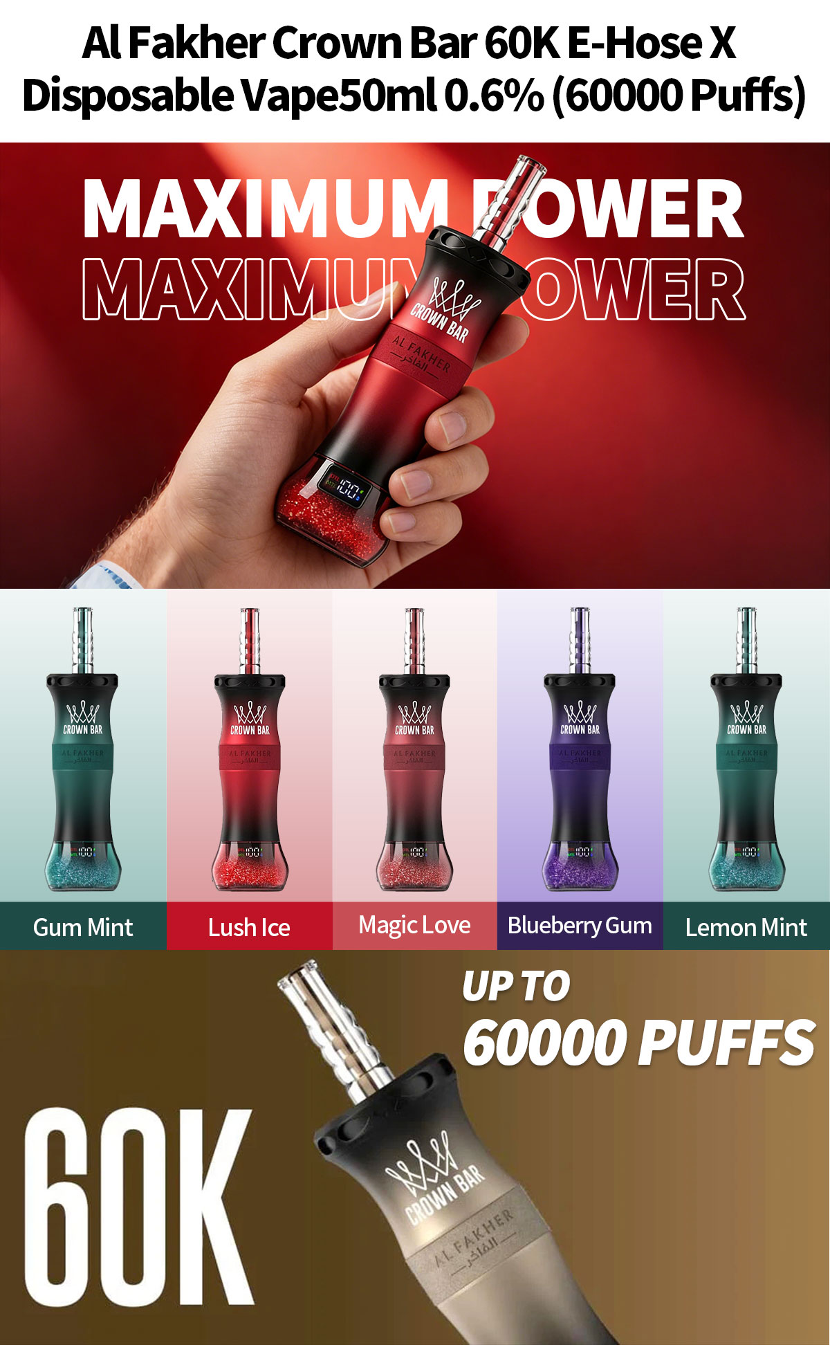 al fakher crown bar 60k