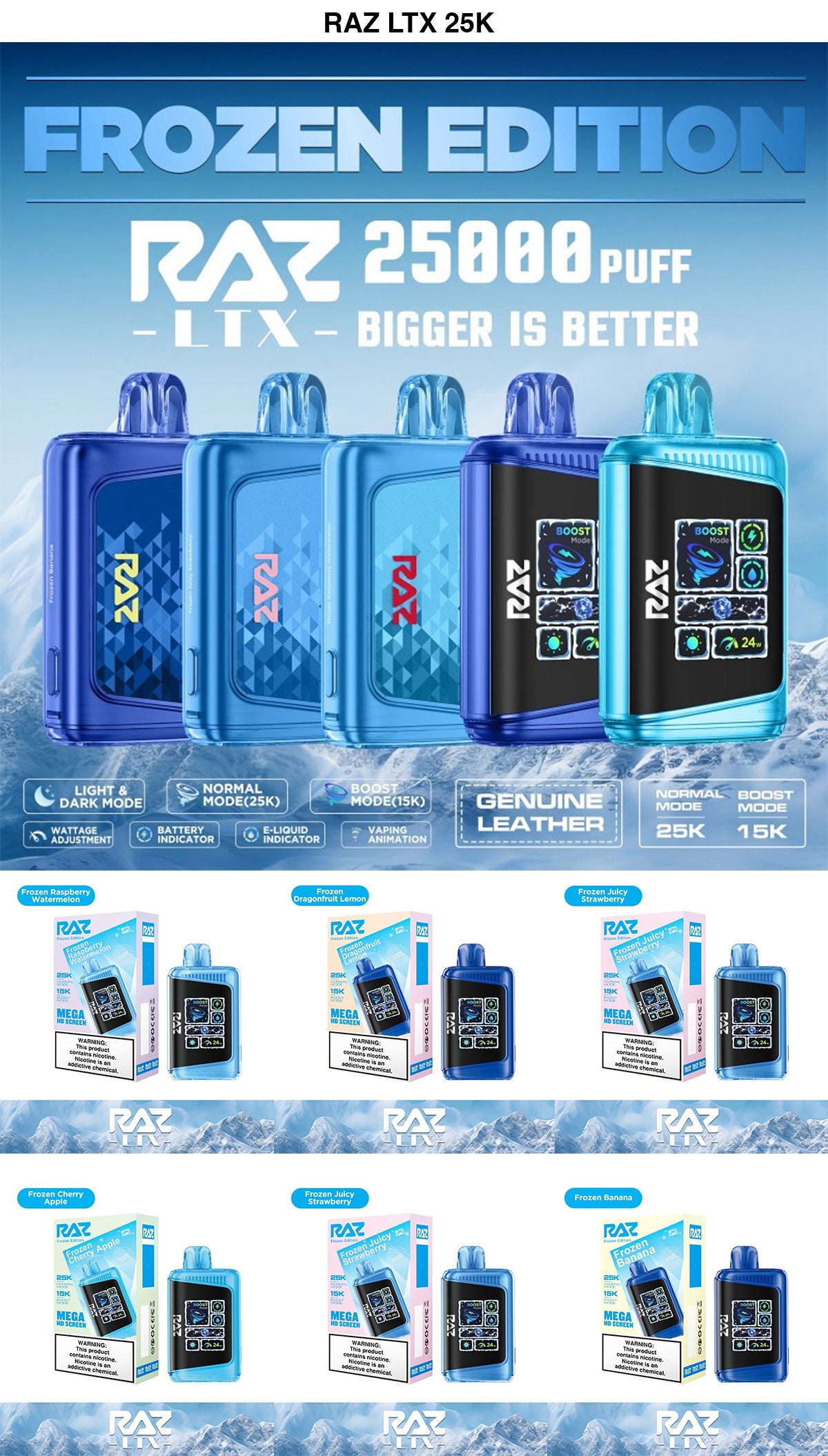 raz ltx 25k frozen edition