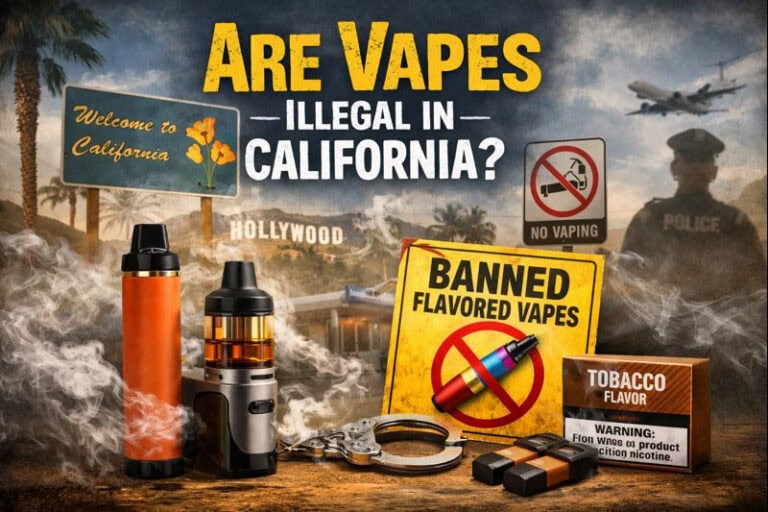 is vape illegal in california