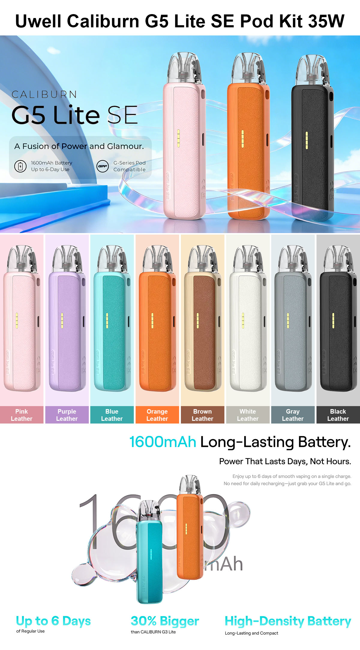 uwell caliburn g5 lite se uwell caliburn g5 lite se