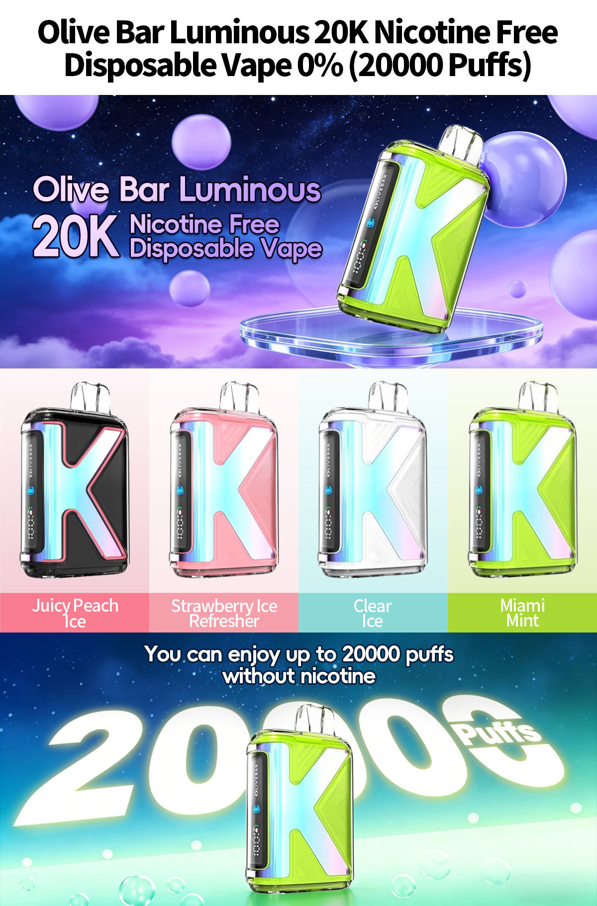 olive bar luminous 20k nicotine free olive bar luminous 20k nicotine free