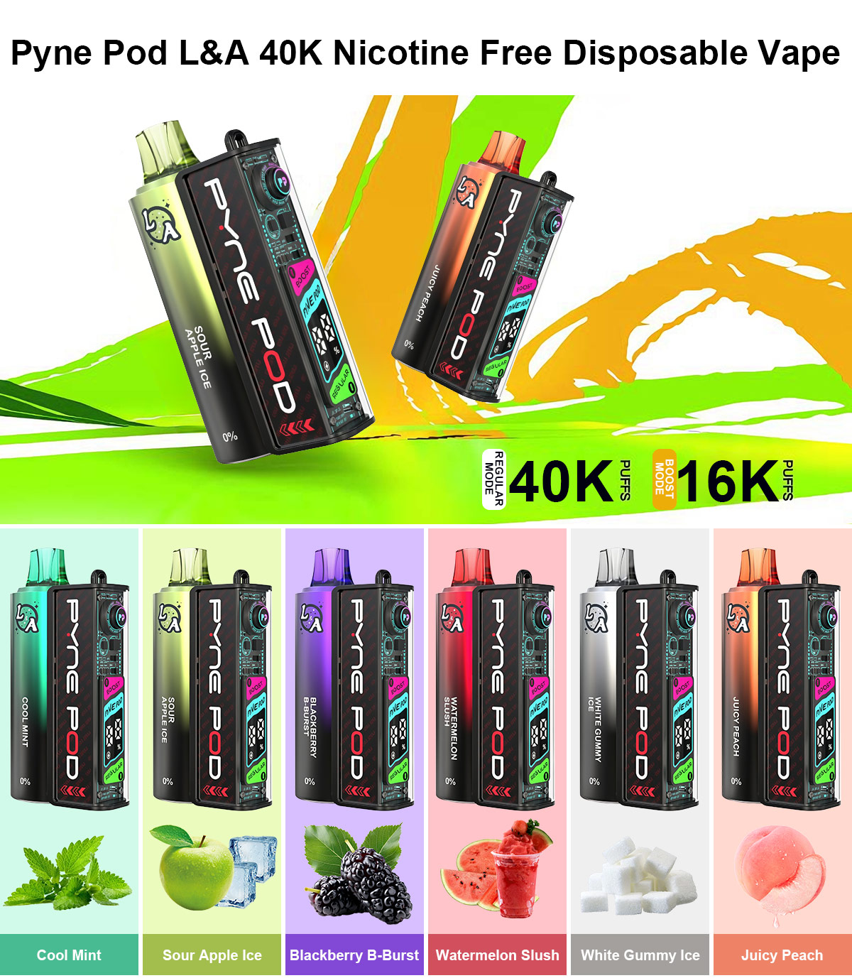 pyne pod la 40k nicotine free pyne pod la 40k nicotine free