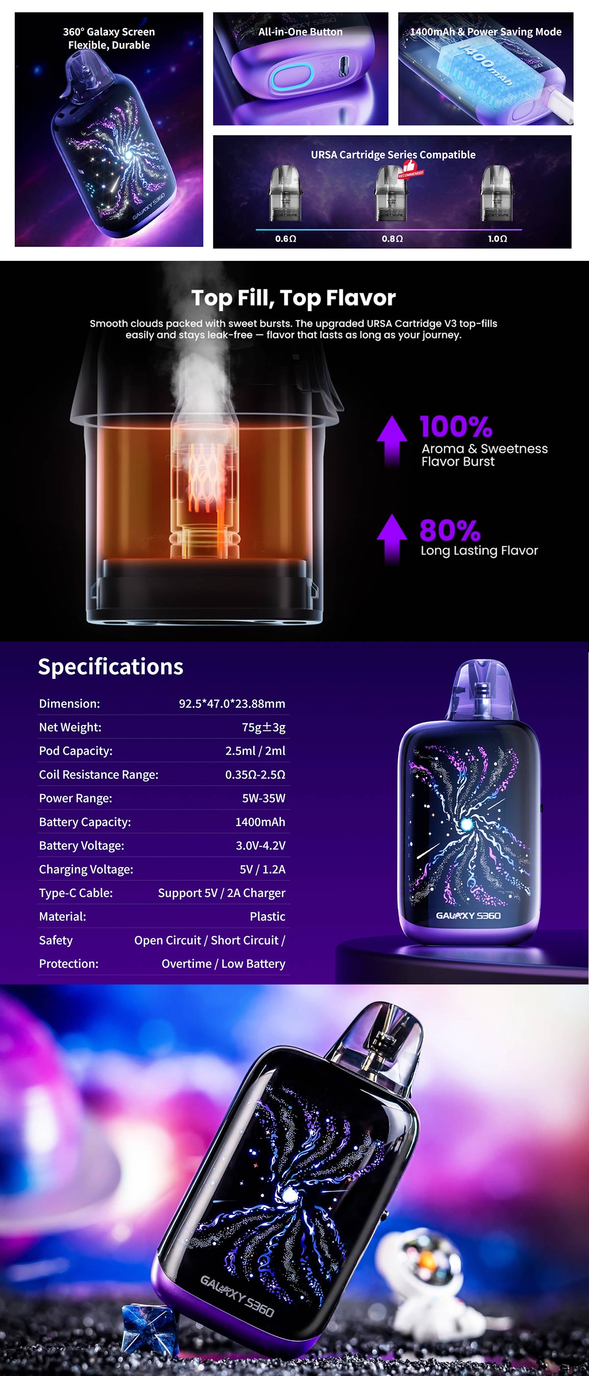 lost vape galaxy s360 kit