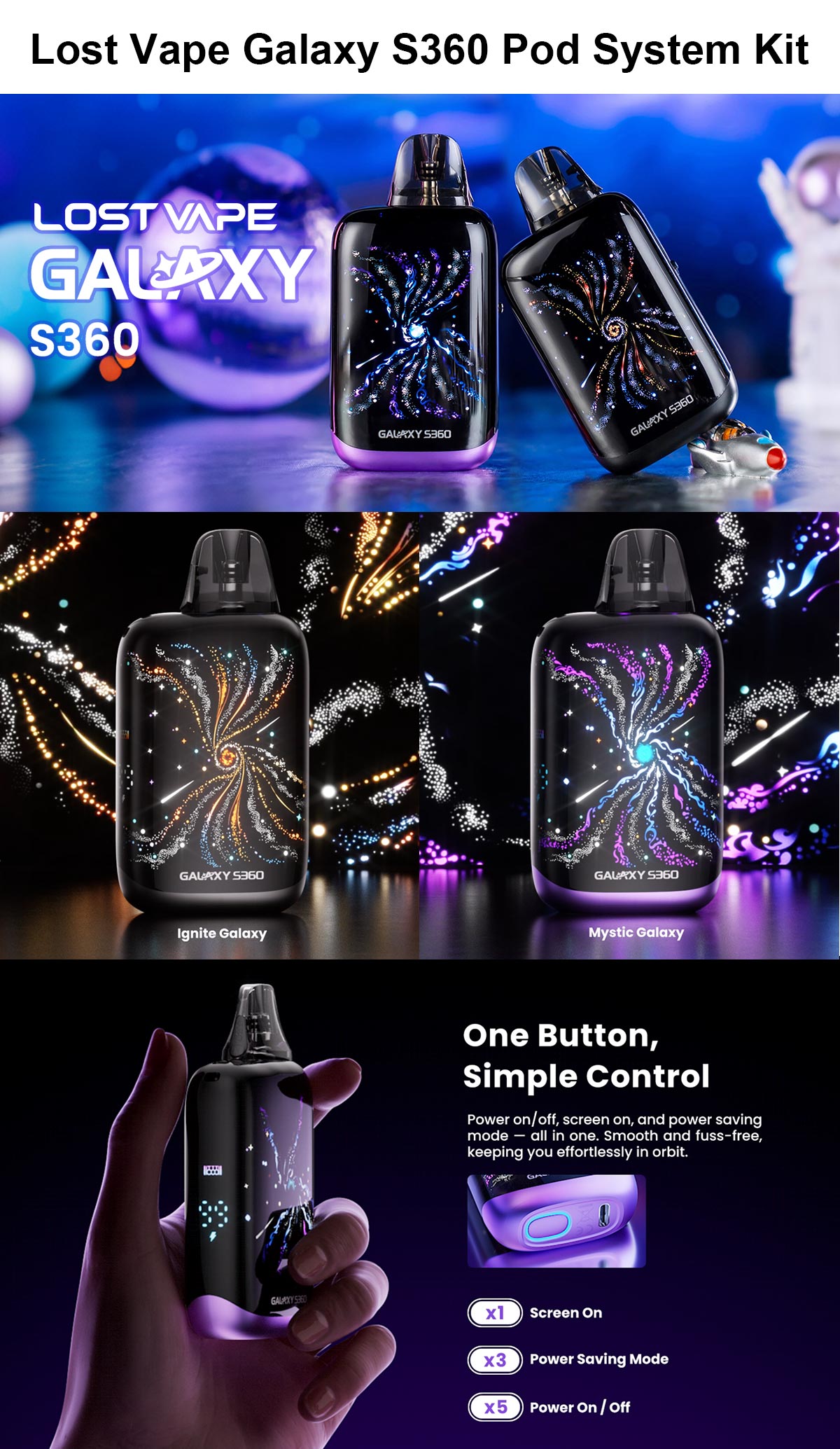 lost vape galaxy s360