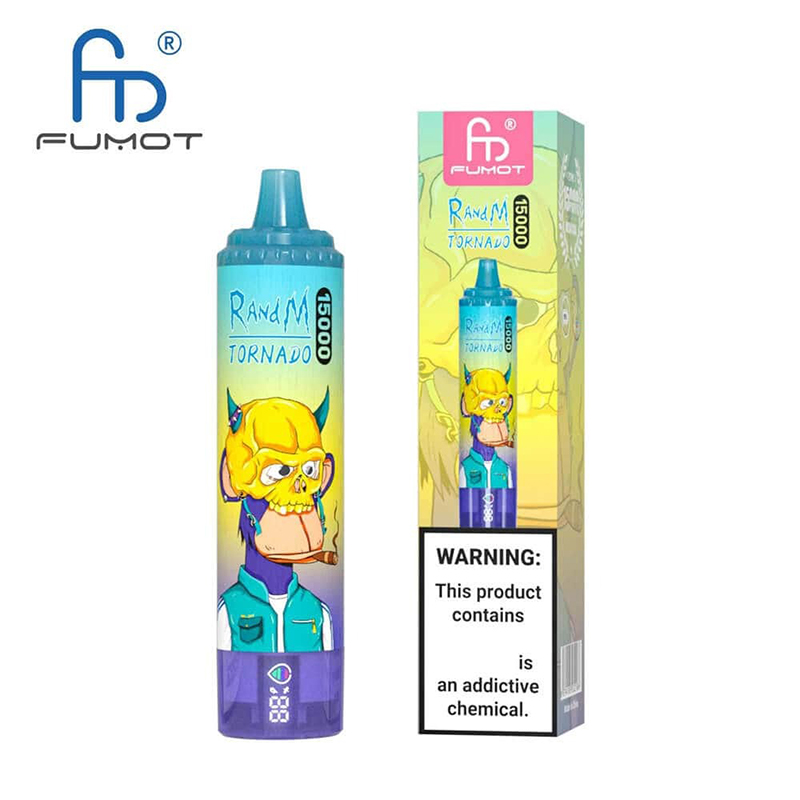 r and m disposable vape Fumot RandM Tornado 15000 Puffs 2% Electric Pipes (Combustion) Juicy Strawberry RELX Pod Size:SPACE GREY