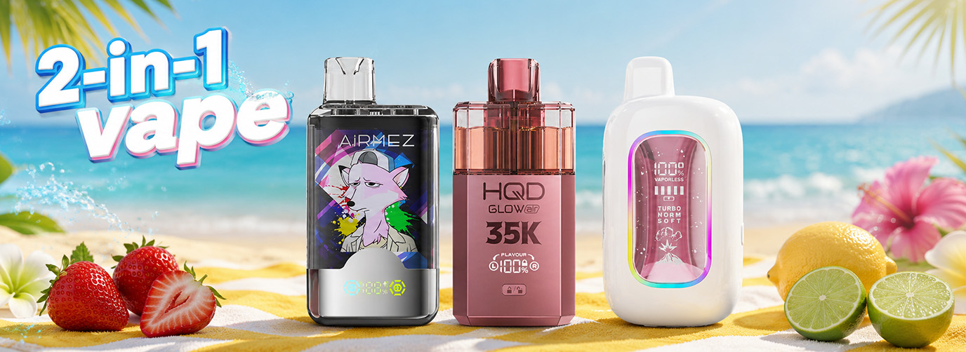 dual flavor vapes 2 in 1 Vape: Disposable Flavour-Miami Mint IGET Moon K5000 Puffs Strength:10mg